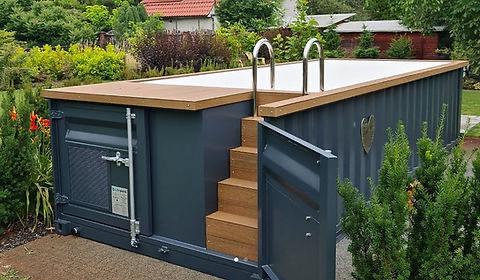 Contenedor piscina premium