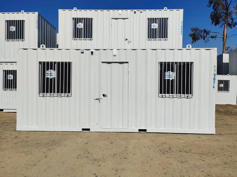 Contenedor Oficina con baño 20 pies. ( Ref: 1101 )