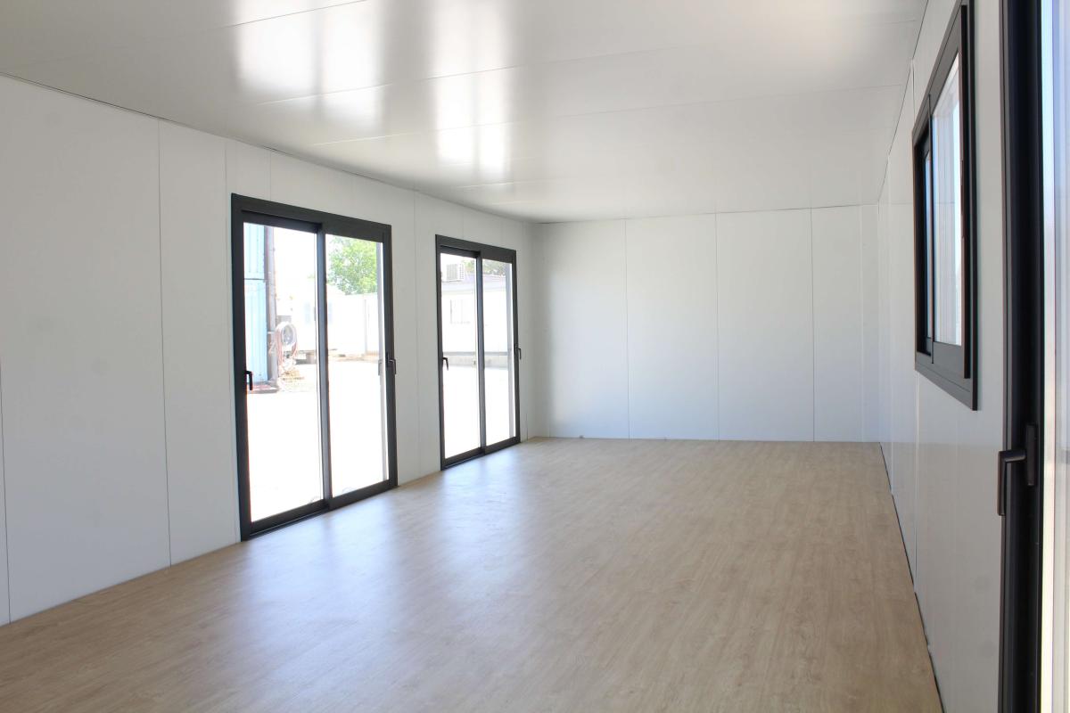 Módulo KVIP diáfano forrado madera y viroc ( Ref: 26011 )