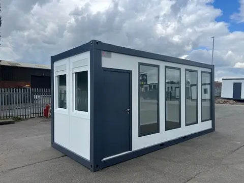 Contenedor Oficina Portátil con Ventanas Panorámicas ( Ref: C3301 )