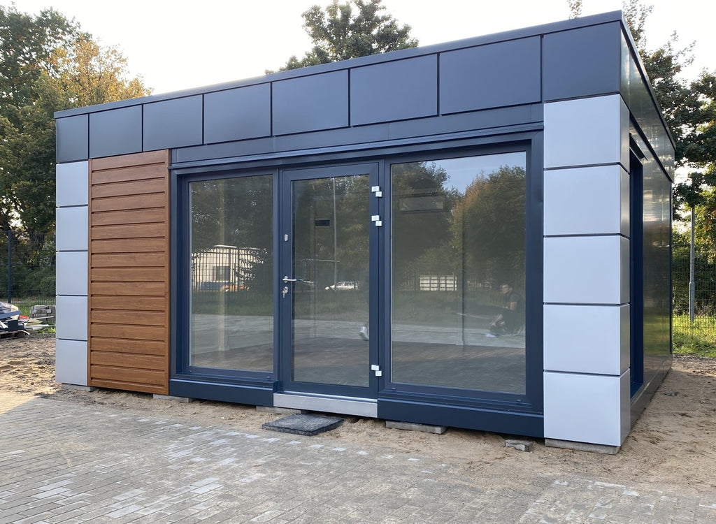 Contenedor de oficina tipo "London" 6,00 x 5,00 m