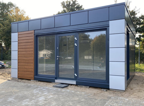 Contenedor de oficina tipo "London" 6,00 x 5,00 m