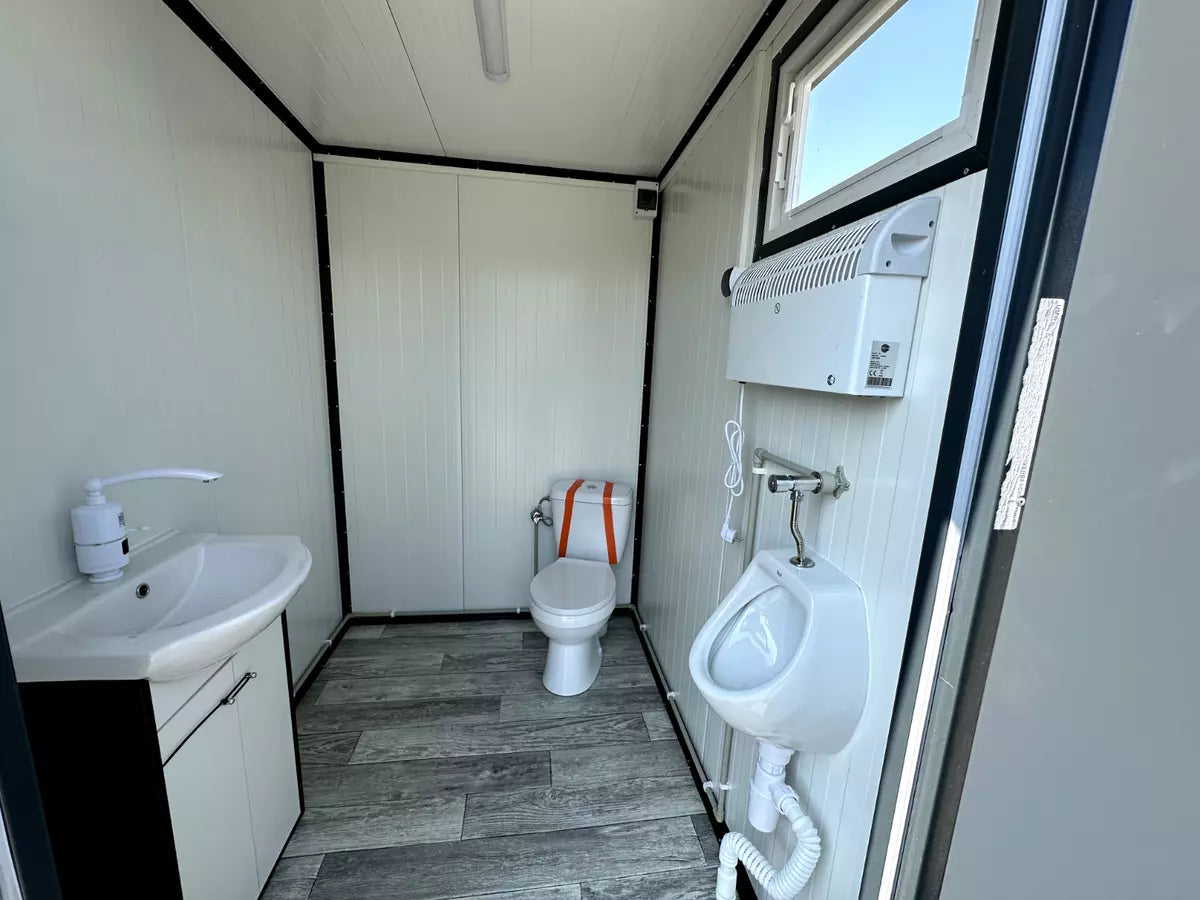 Contenedor sanitario WC contenedor inodoro cabina doble contenedor inodoro ( Ref: 3903 )