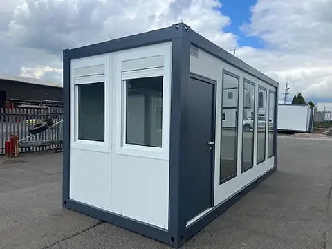 Contenedor Oficina Portátil con Ventanas Panorámicas ( Ref: C3301 )