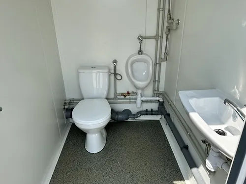 Contenedor Sanitario con 3 Cabinas ( Ref: S2107 )