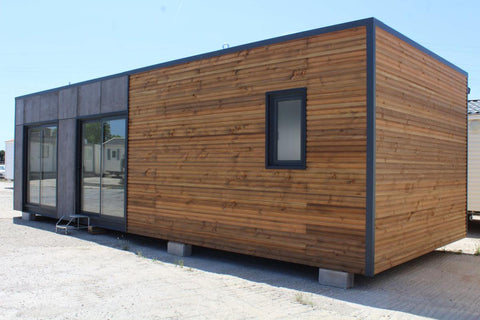 Módulo KVIP diáfano forrado madera y viroc ( Ref: 26011 )